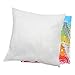 Basumee Unicorn Sequin Pillow with Insert,16 Flip Sequin Cushion Unicorn Party Decor(Rainbow/Silver)