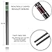 Chopsticks - 10 Pairs Reusable Fiberglass Alloy Chopstick Set, Dishwasher Safe (Pure Black) (B)