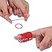 TecUnite 200 Pcs 1inch Colorful Rubber Elastic Hair Ties Small Bulk for Women Mini Ponytail Holders Rainbow Hairbands Metal Free Bands(Multicolored)