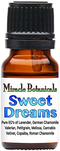 Miracle Botanicals Sweet Dreams Essential Oil Blend - 100% Pure Therapeutic Grade Essential Oils - 10ml