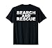 Mens Search & Rescue T-Shirt Large Black