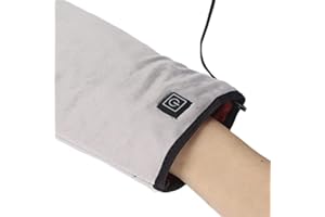 ZJchao Heated Gloves with 3 Settings - Electric Mittens for Spa Hand Care, Beauty, Nail Art, Manicure - USB Powered Warming M