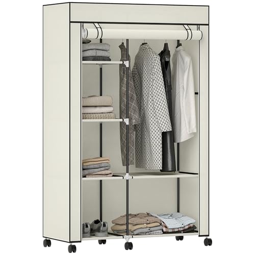 Krass reduziert! Aktuell kostet HOMCOM Kleiderschrank Stoffschrank... attraktive 32,90€. Ein echtes Must-have!