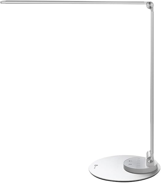 lampara escritorio led taotronics flexo led con 6 niveles de brillo y 3 niveles de color ultrafino y agradable a la vista funcion de memoria puerto