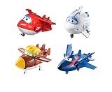 Super Wings US730204 Transforming Toy Figures, Jett Todd Astra & Agent Chase, Scale, 5"