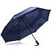 ELEMENTEX Auto Umbrella DuPont Teflon Travel Umbrella with Windproof Vent - Navy