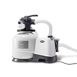 Intex Krystal Clear Sand filter Pump for Above Ground Pools, 14", 110-120V with Gfci