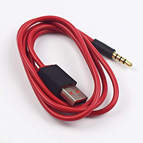 Alitutumao 1M USB 3.5mm Cable Wireless Charger for Beats By Dre Studio Wireless Headphones