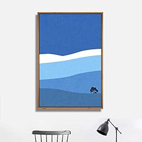 Framed Canvas Wall Art for Living Room, Bedroom Silent World Theme Canvas Prints for Home Decoration Ready to Hang - 16x24 inches