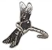 DIY Decor Hub - 6 pcs Antique Silver Dragonfly Decorative Wall Hooks for Hanging Coats, Keys, Towels, Bags, and More