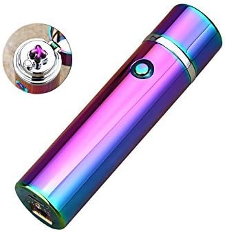 Revolutionary Flameless Plasma Beam Lighter - Rechargeable - Windproof - Splashproof - Redesigned - Pipes - Bowls - Cigars - Butane/Chemical Free (Iridescent)