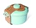 Handy Gourmet Eco Friendly Microwave Pressure Cooker - Easy Microwave Cooking - Easy & Fast Microwave Cookware for Rice, Chicken, Pasta, and More - Non-Toxic & Bio-degradable Material (Teal)