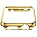 Apple Watch Case, Tomplus [Ultra-Thin] [Newest] Apple Watch PC Plated Cover Case Slim Premium Super / Exact Fit / Plastic Cover Snap On Hard Protective Case for Apple Watch (PC Case Gold 38mm)