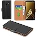 Aicoco Galaxy A6 Plus 2018 Case Flip Cover Leather Wallet Phone Case for Samsung Galaxy A6 Plus 2018 - Black