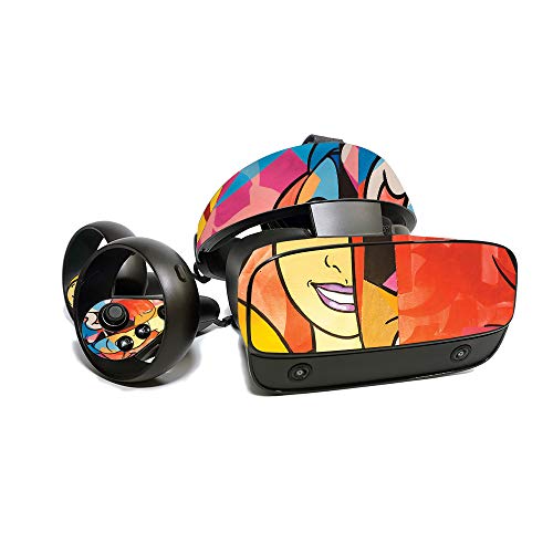 MightySkins Skin for Oculus Rift S - Cartoon Smiles | Protective, Durable, and…