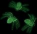 Glow-in-the-dark Spiders (50 Pack) 2 1/2