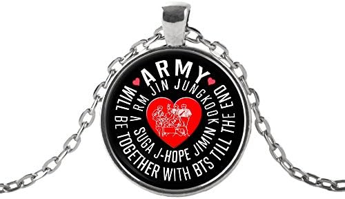 Stylelic Army will be together with BTS Till The End -18” Adjustable Chain Necklace (Black -V1)