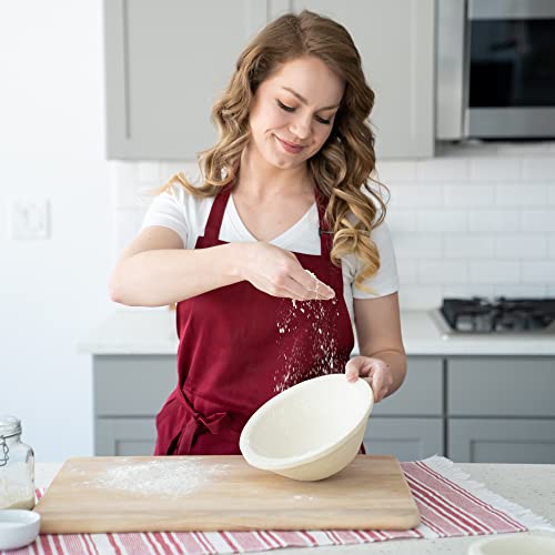 Bulka Bread Proofing Basket Brotform Spruce Wood Pulp Small Round 500g Plane 8 inch