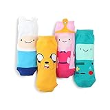 Intype Finn and Jake Adventure Time Licensed Socks (Pack of 4pairs) With Pouch CB14