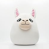 SIP WITH ME SRM Entertainment Trend Zoo Squishy Llama Plush, Stuffed Animal Toys, Plushies for Girls or Boys, Soft Pillow Friend, Birthday Gifts, Cute Stuffed Animals, 10 inch