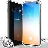 BANGBREAK Samsung Galaxy S10 Plus Case, Protective TPU, Galaxy S10 Plus Cover [Ultra Lightweight] Anti-Scratch Reinforced Corner Protection Bumper Case For Galaxy S10 Plus 2019 - Crystal Clear 