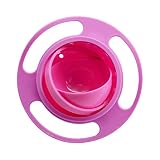 Ztl Baby Gyro Bowl 360 Dgree Rotation Spill Resistant Gyroscopic Bowl with Lid Toy Tableware for Kids Toddlers