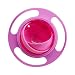 Ztl Baby Gyro Bowl 360 Dgree Rotation Spill Resistant Gyroscopic Bowl with Lid Toy Tableware for Kids Toddlers
