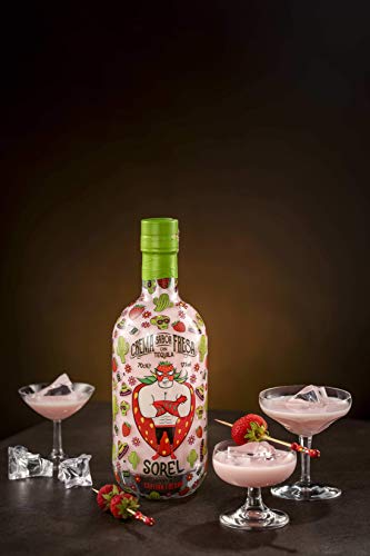 Likör Capitan Freson, Erdbeerlikör mit Tequila. 0,7 L, 17% vol. – Bild 3