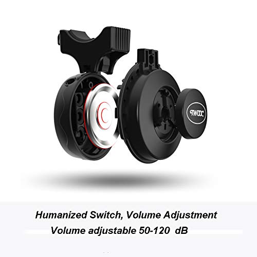 image for LESOVI Bicycle Bell 120db Cycling Electric Bike Bell USB Rechargeable 