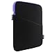 iPad Mini Case, iPad Mini 5 Sleeve, Lacdo Shockproof Tablet Sleeve Compatible iPad Mini 5,4,3,2 / Samsung Galaxy Tab A 8-Inch/ASUS ZenPad Protective Bag, Purple/Black