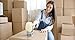 Gaffer Power Packing Tape Heavy Duty | Carton Sealing Tape | Boxing Tape for Moving | Clear Packing Tape Rolls | Mailing Tape for Packages | 6-Pack | 2 in X 60 Yds