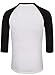 MIEDEON Men's Casual 3/4 Sleeve Baseball Tshirt Raglan Jersey Shirt