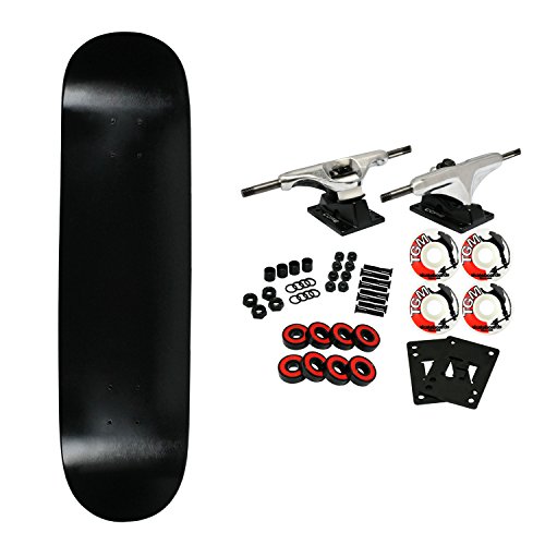 Moose Complete Skateboard DIPPED BLACK 7.0