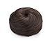 Onedor Synthetic Fiber Hair Extension Chignon Donut Bun Wig Hairpiece (6# - Medium Chestnut Brown)