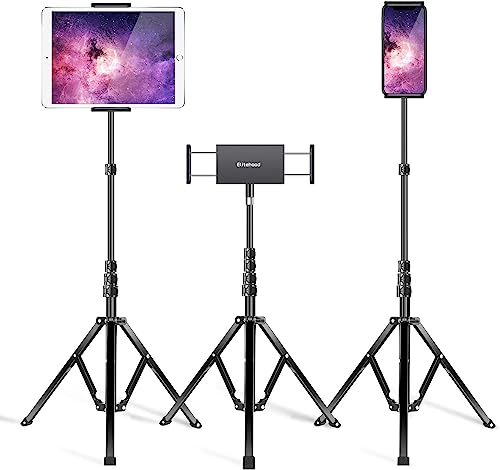 elitehood Aluminium Tablet Stativ Halterung - iPad Ständer Höhenverstellbar