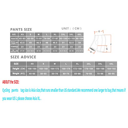 X-TIGER Men's Cycling Bike Bib Shorts/Pants,5D Pro Gel Padded Compression Bike Tights Breathable Bicycle Pants (Green, Asia L=US M) - Thumbnail 3