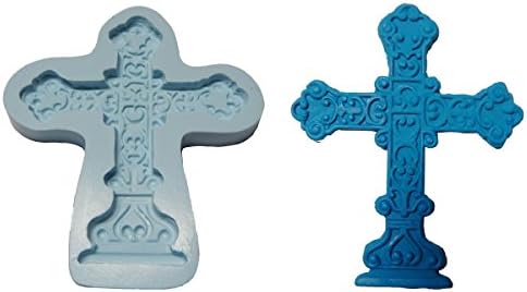 Silicone Molds Flexible Push Molds Cross M4802 By Ok Mols