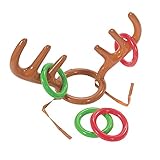AbeTammy Inflatable Reindeer Antler Ring Toss Game (Ring Toss)