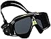 Aqua Sphere Seal 2.0 Swim Mask with Smoke Lens. Lightweight & Comfortable UV Protection Swimming Goggles for Adults (Black/Green).