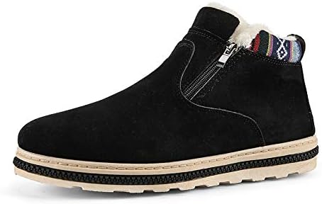 Amazon ショートブーツ メンズ ファー ブーツ サイドジップ ムートン カジュアル シューズ 紳士靴 N11 Other Brand その他ブランド ブーツ