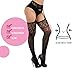 Valila High Waist Tights Fishnet Stockings Thigh High Stockings Pantyhose, 1103, S-XXL