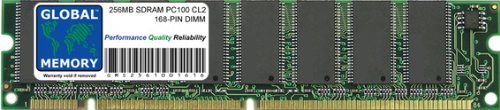 256MB PC100 100MHz 168-PIN SDRAM DIMM MEMORY RAM COMPATIBLE WITH PC DESKTOPS/MOTHERBOARDS