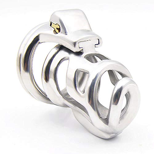 Bondage Masters Male Chastity Device, with Air Vents & Max-Secure Cage,