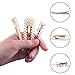 SIQUK 16 Pcs Pearl Hair Clips Large Gold Hair Pin Pearls Bobby Pins with Letter Word Hair Barrettes for Women and Girls