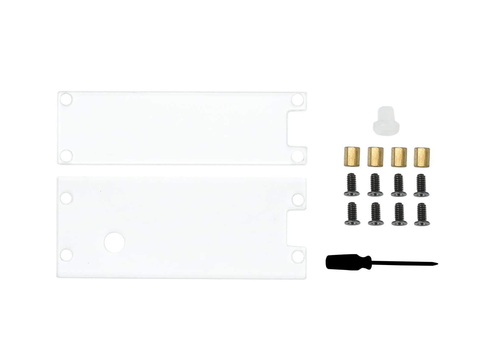 IBest Case for Raspberry Pi Pico, Clear Acrylic Protection Case Enclosure Compatilbe with Raspberry Pi Pico Mini Board,Customized Key Cap,Dust-Proof (Case Only)