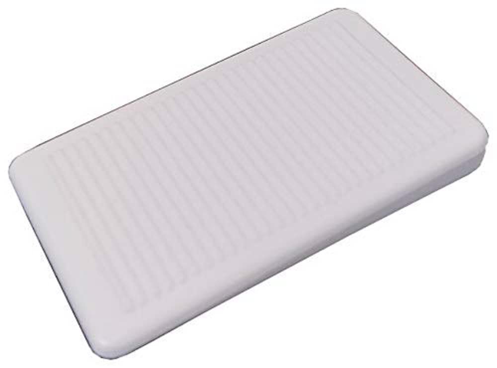 Merriway BH07093 (30 Pcs) Furniture Window Soft Ridged Stackable White Wedges Shims - Pack of 30 Pieces