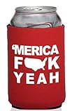 Funny Guy Mugs 'Merica F*ck Yeah Neoprene Coolies