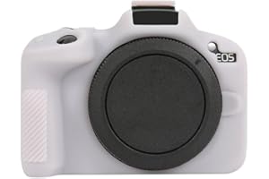 Soft Silicone Protective Case for Canon EOS R50 Camera - Durable, Stretchable, Scratch-Resistant, Compact, and Lightweight De