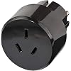 Brennenstuhl reisstekker/reisadapter (reisstekkeradapter voor: Euro stopcontact en Australië, China stekker) zwart