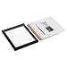 ONE WALL 8x10 Picture Frame with Mats for 5x7 or 4x6 Photo, Black Photo Frame Made of Solid Wood with Tempered Glass for Wall and Tabletop - Mounting Hardware Included
